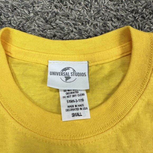 Universal Studios SpongeBob Big Face Yellow T-Shirt Size Small NEW - Picture 3 of 5